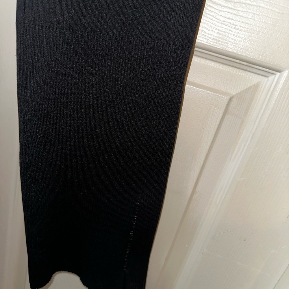 Adidas by Stella McCartney Black athletic pants L Gym activewear designer - Picture 8 of 13